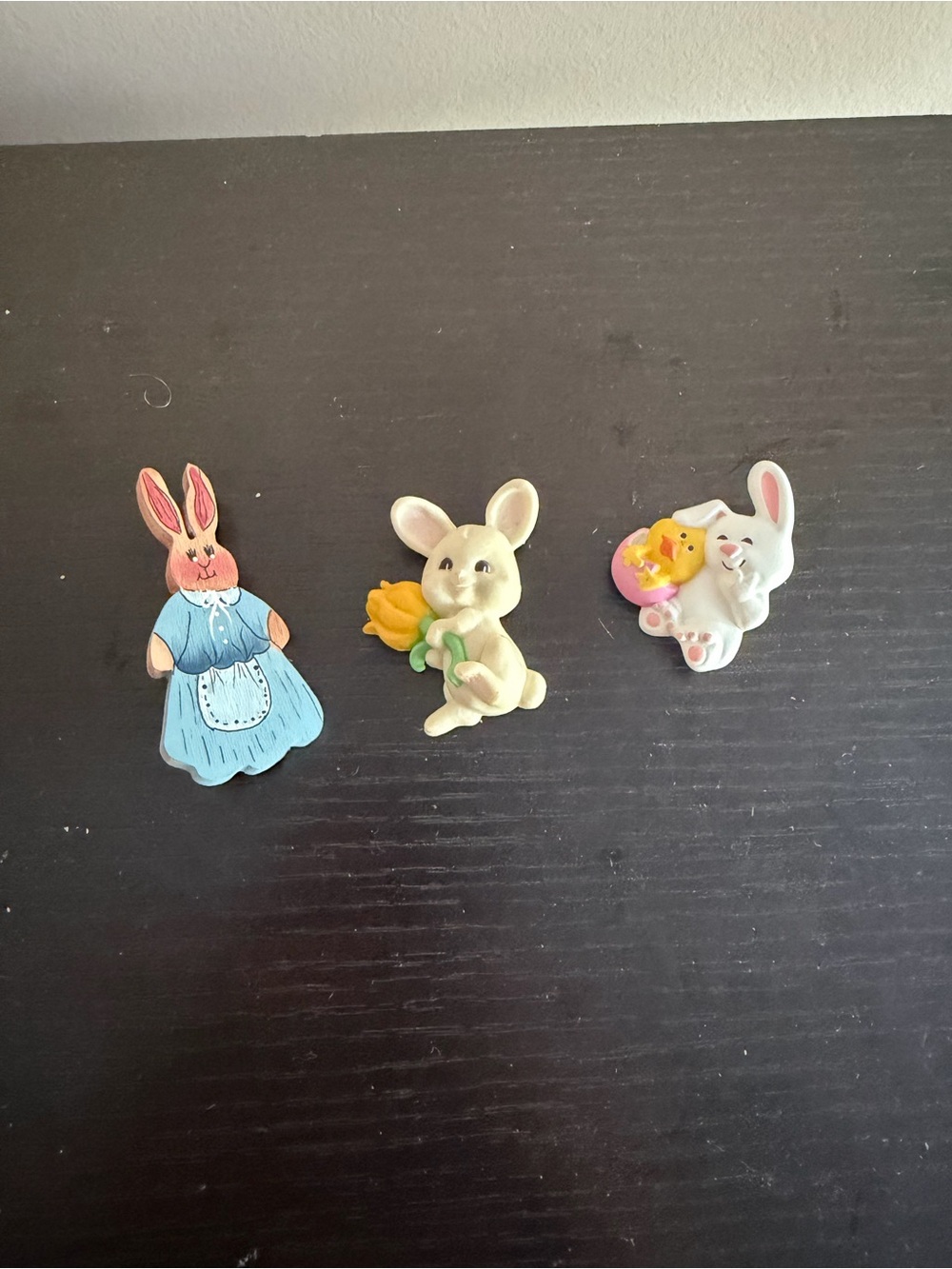 Vintage bunny brooches